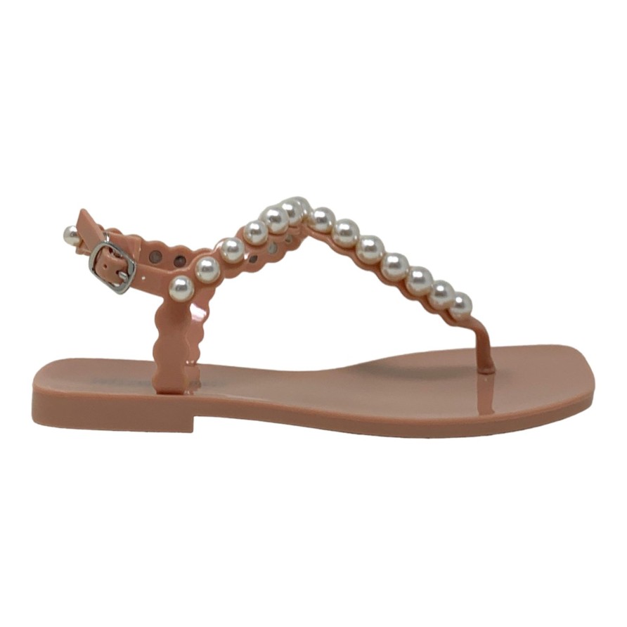 Sandals Buckles Footwear | Jeffrey Campbell | Pearlesque Nude