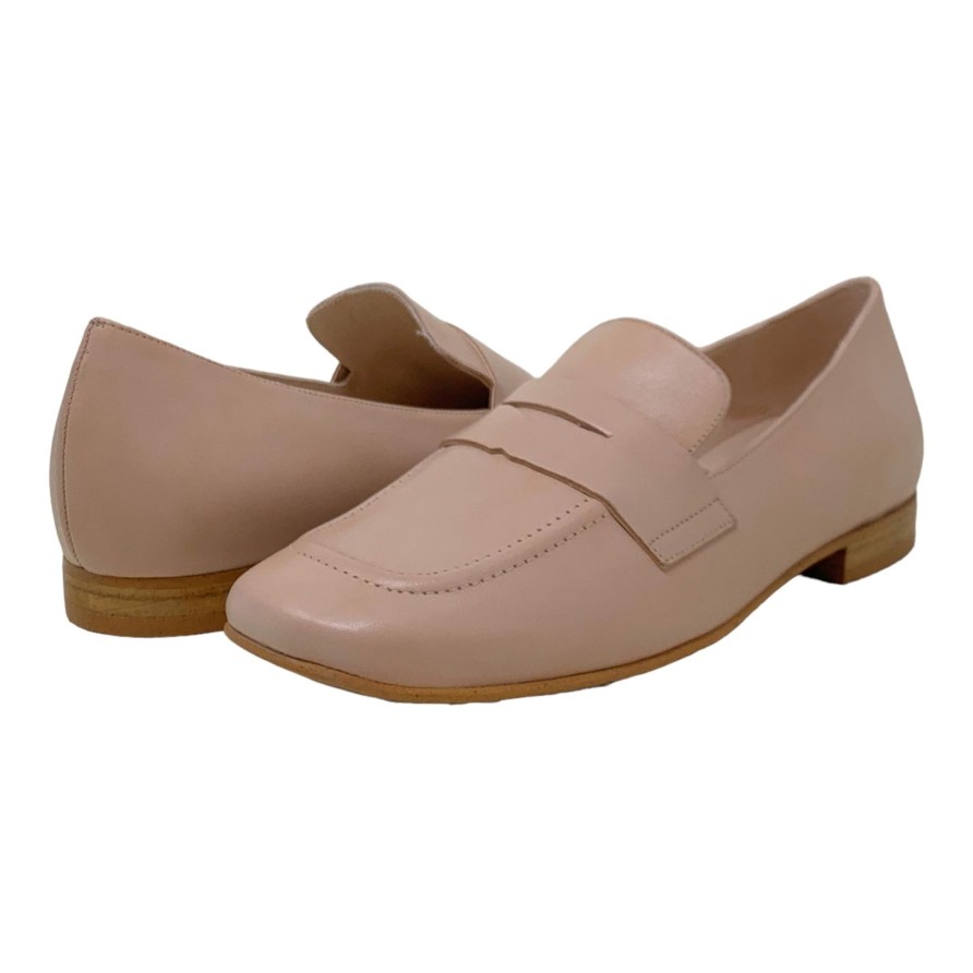 Flats Buckles Footwear | Lodi Love | Ali | Leather Blush