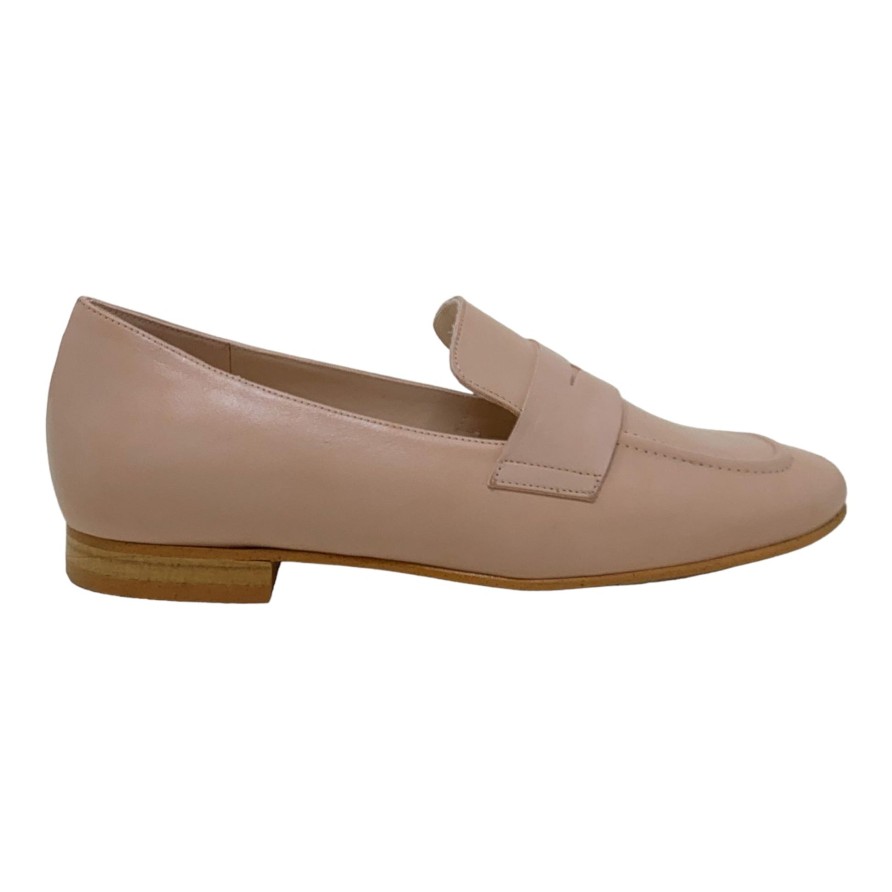 Flats Buckles Footwear | Lodi Love | Ali | Leather Blush