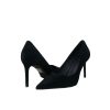 Heels Buckles Footwear | Buckles New York | Nikki Black Suede