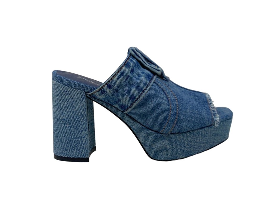 Heels Buckles Footwear | Jeffrey Campbell | Magda | Denim