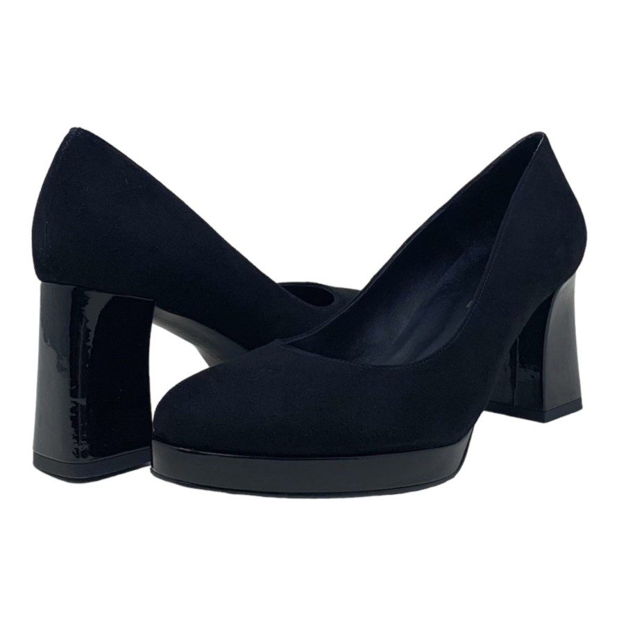 Heels Buckles Footwear | Lodi Love | Dag | Black Suede