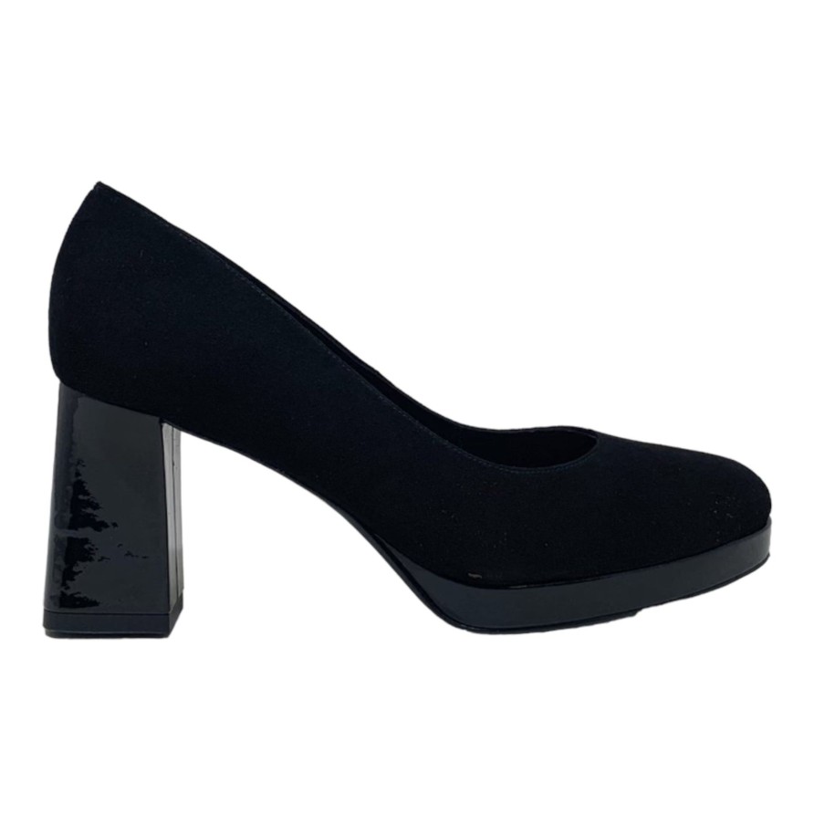 Heels Buckles Footwear | Lodi Love | Dag | Black Suede