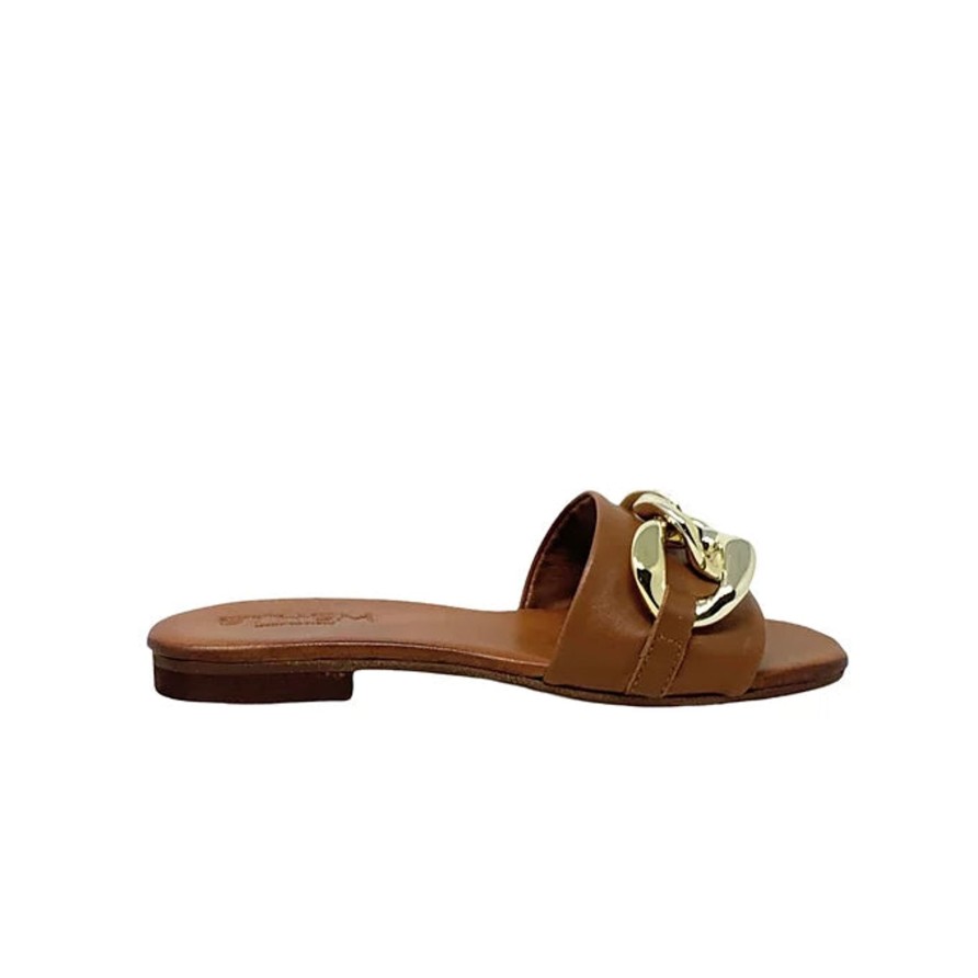 Sandals Buckles Footwear | Ethem | Beach | Leather Camel