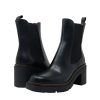 Booties Buckles Footwear | Ateliers | Troy | Black Leather