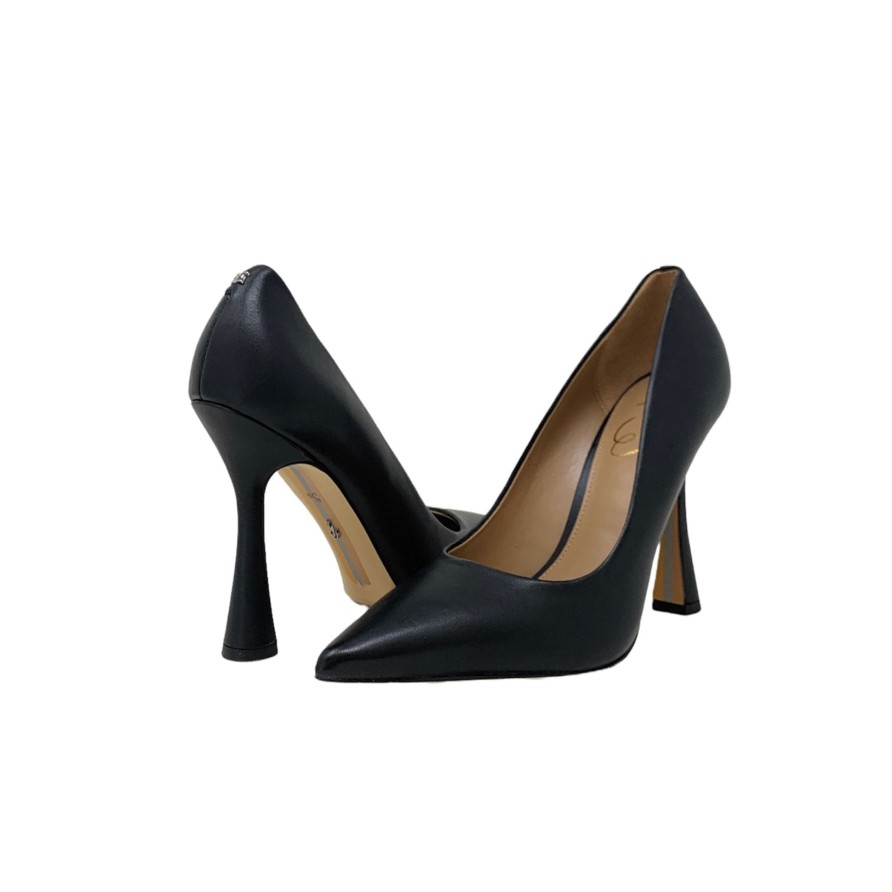 Heels Buckles Footwear | Sam Edelman | Antonia | Black Leather