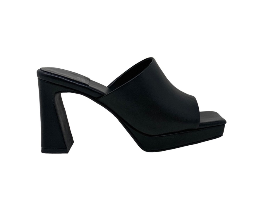 Heels Buckles Footwear | Jeffrey Campbell | Caviar | Leather Black