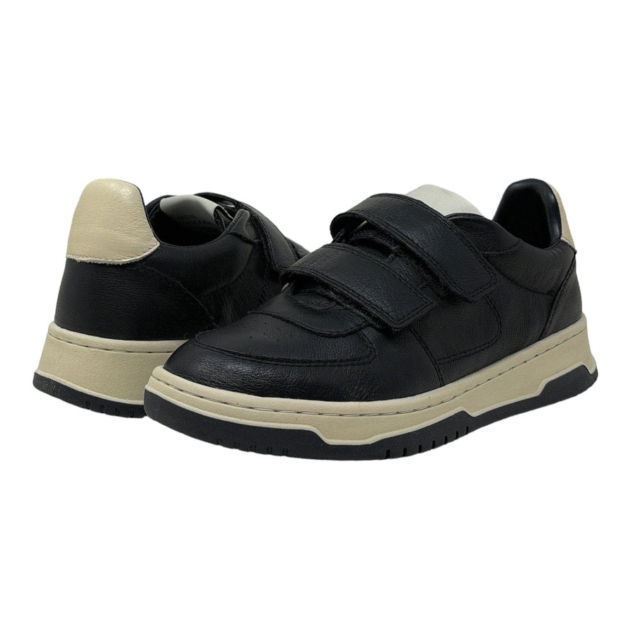 Sneakers Buckles Footwear | Steve Madden | Emirie | Leather Black