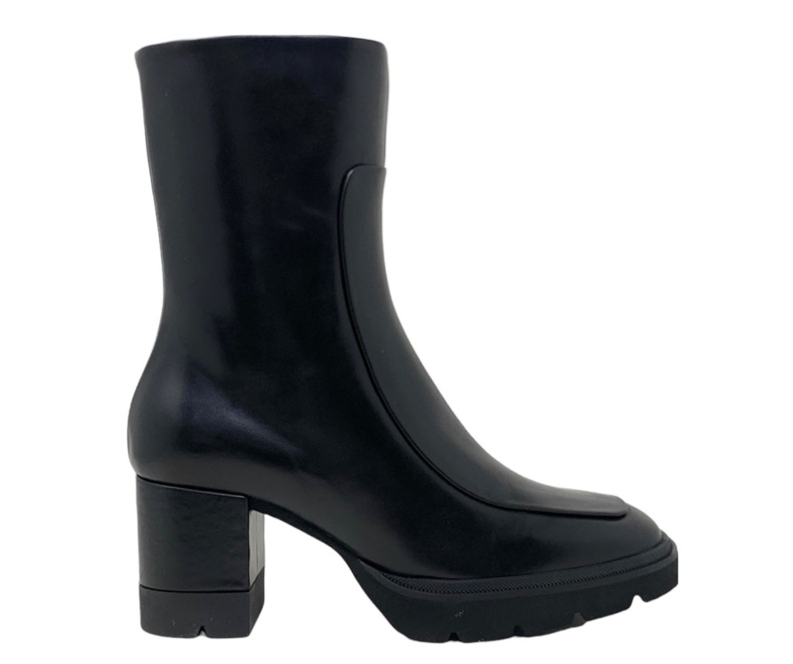 Booties Buckles Footwear | Homers | Sharon | Black Leather