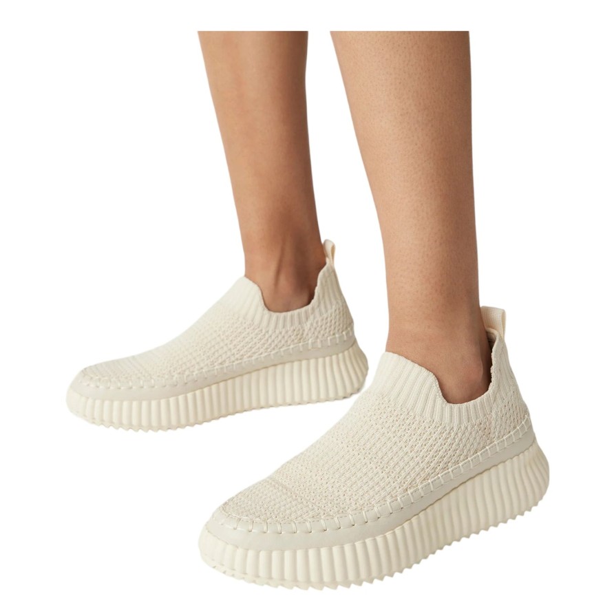 Sneakers Buckles Footwear | Steve Madden | Samarah | Knit Beige