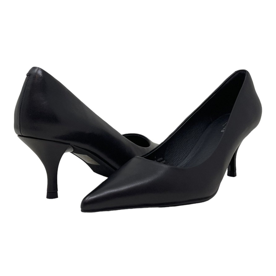 Heels Buckles Footwear | Buckles New York | Modi Black Leather