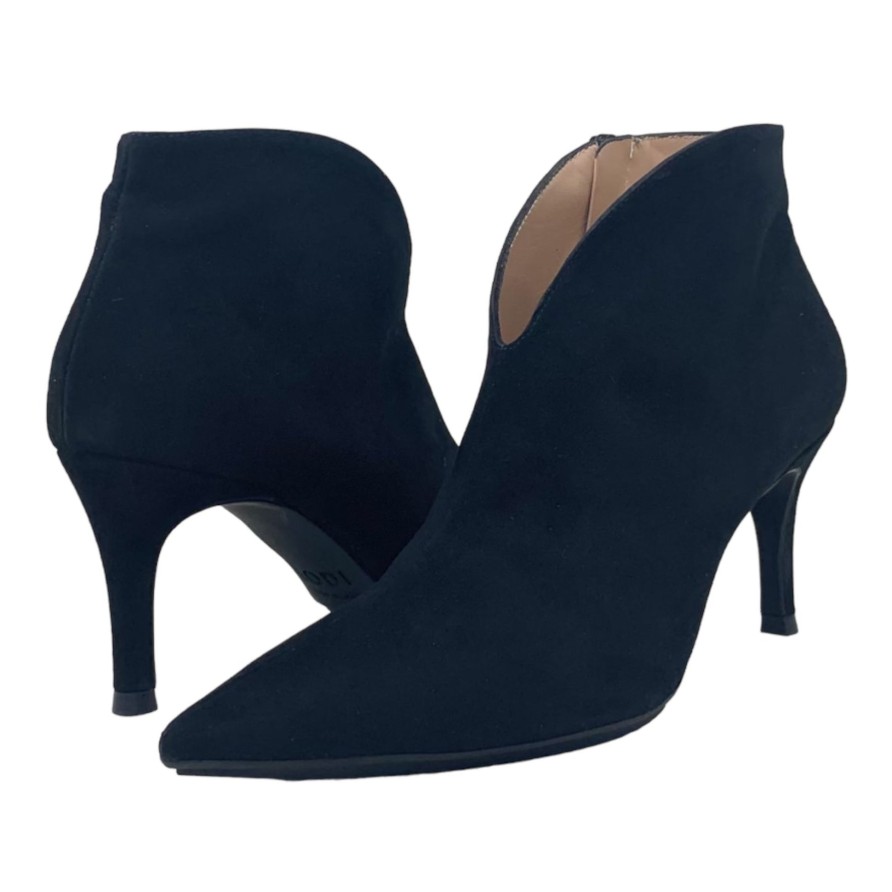 Booties Buckles Footwear | Lodi | Entari | Black Suede