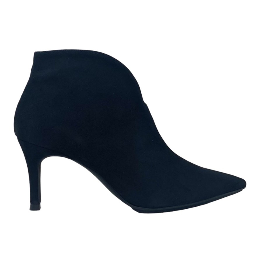 Booties Buckles Footwear | Lodi | Entari | Black Suede