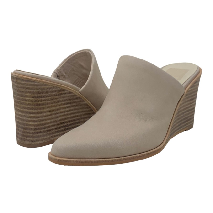 Mules Buckles Footwear | Dolce Vita | Beema | Sand Suede