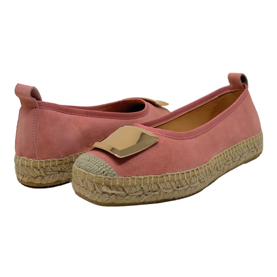 Espadrilles Buckles Footwear | Kanna | Espy | Suede Pink