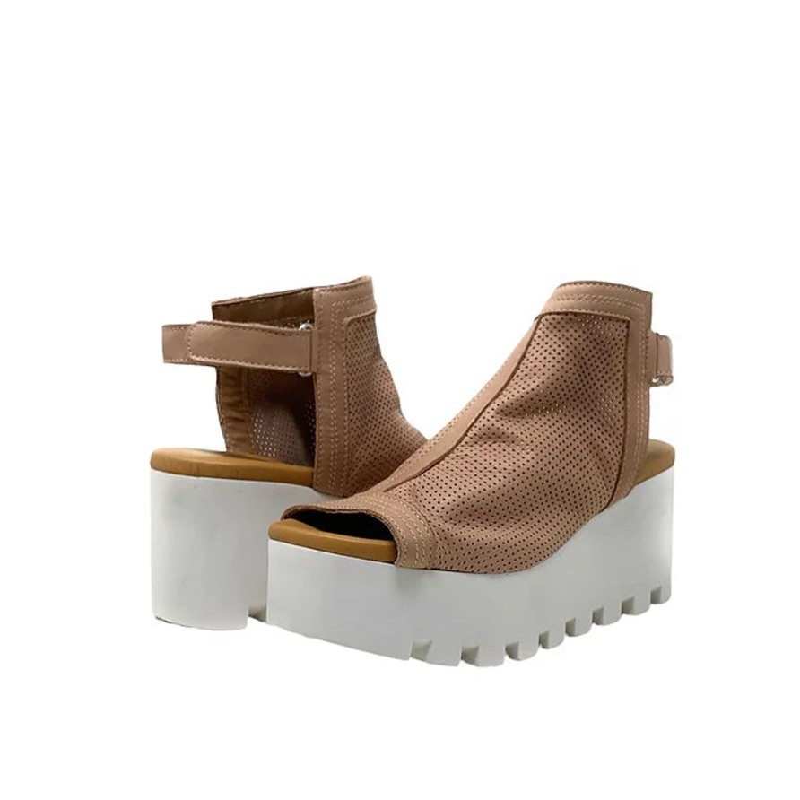 Sandals Buckles Footwear | Ethem | Maria | Leather Nude