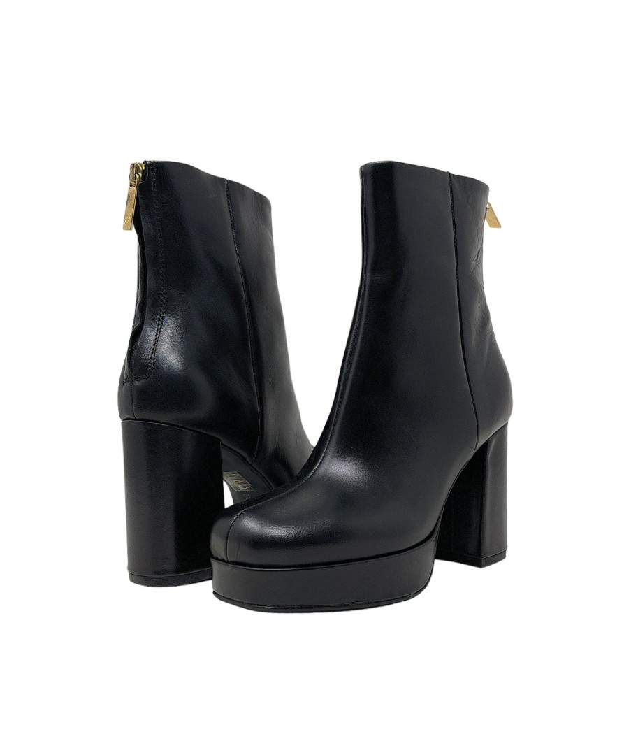 Booties Buckles Footwear | Carmens | Charlize | Black Leather