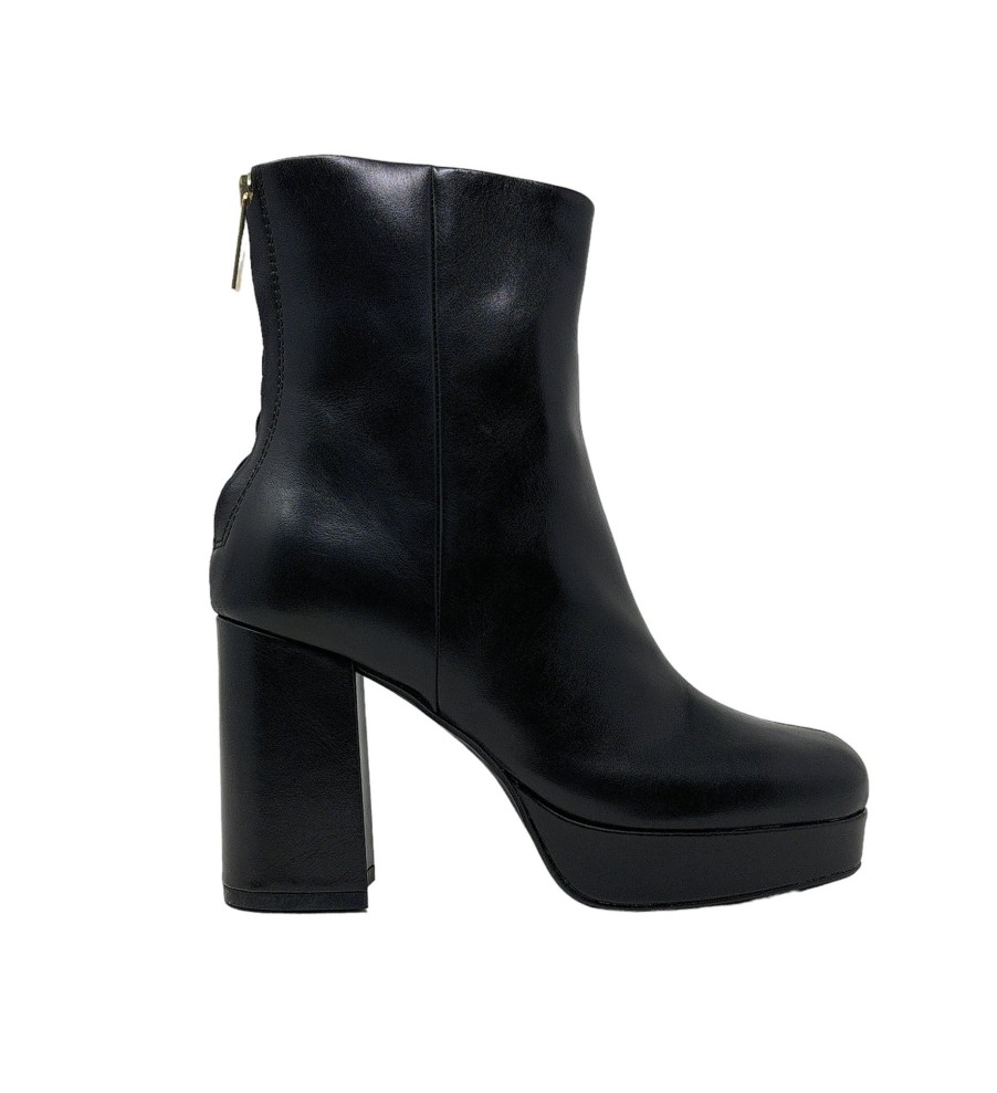 Booties Buckles Footwear | Carmens | Charlize | Black Leather