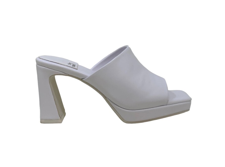 Heels Buckles Footwear | Jeffrey Campbell | Caviar | Leather White