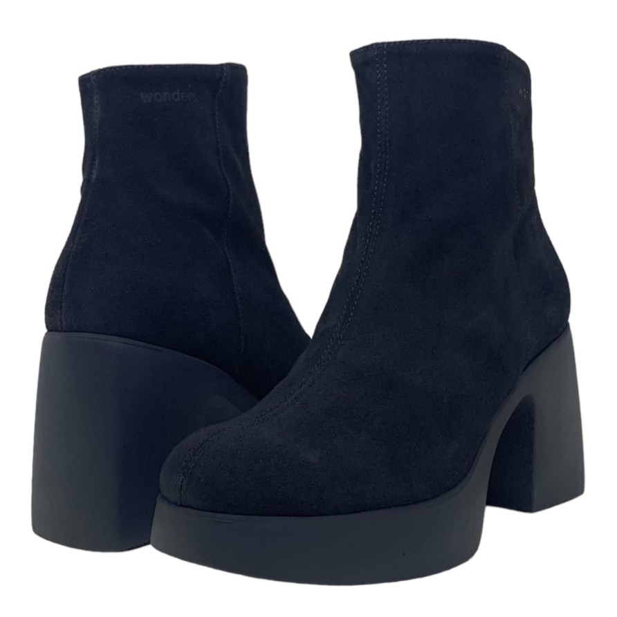 Booties Buckles Footwear | Wonders | Trend | Black Suede