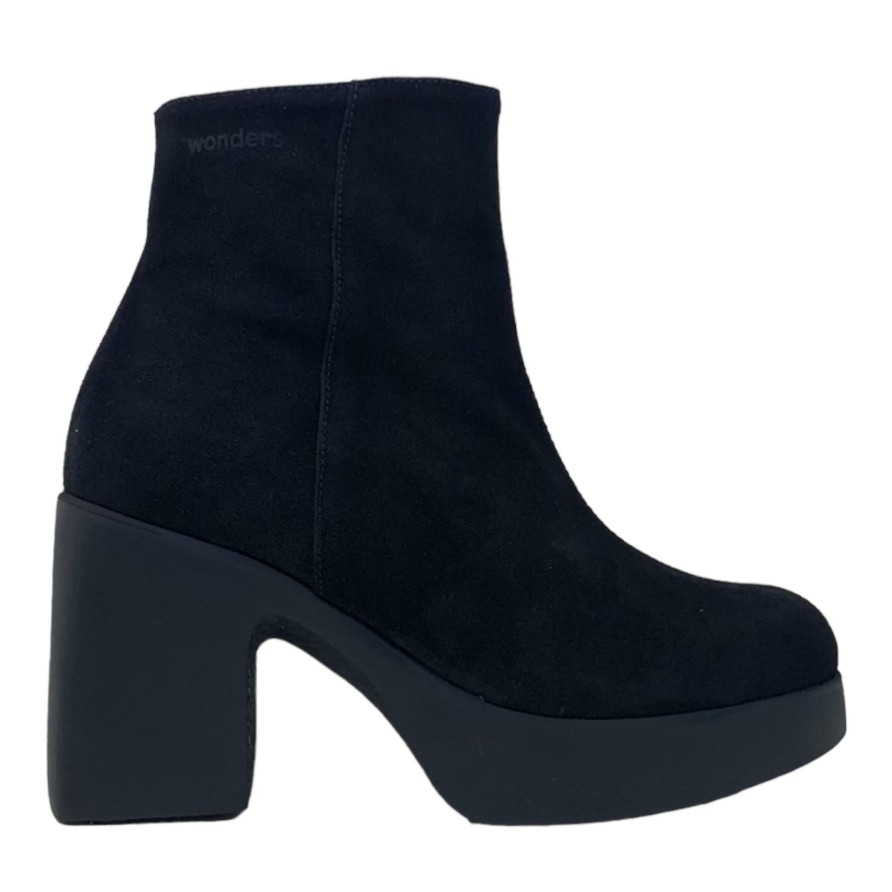 Booties Buckles Footwear | Wonders | Trend | Black Suede