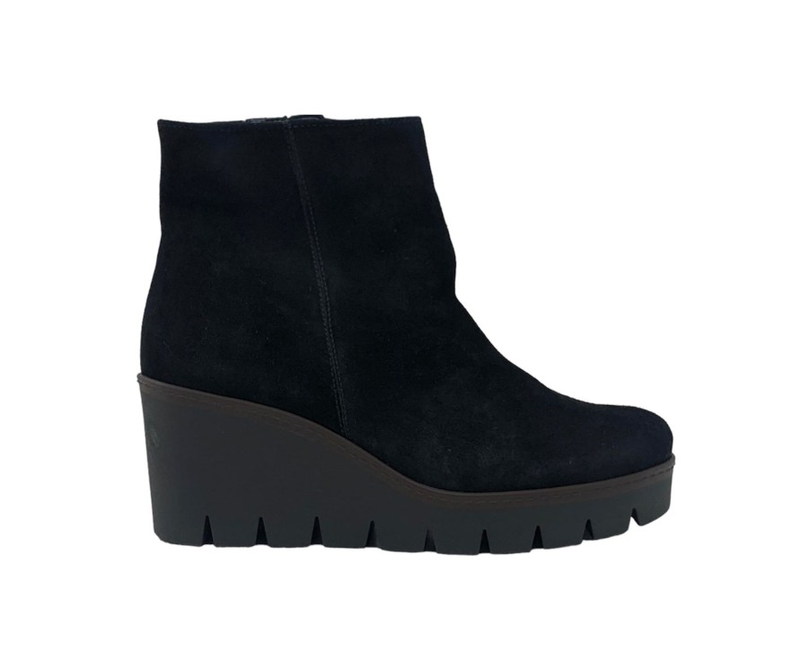 Booties Buckles Footwear | Gabor | Dream | Black Suede